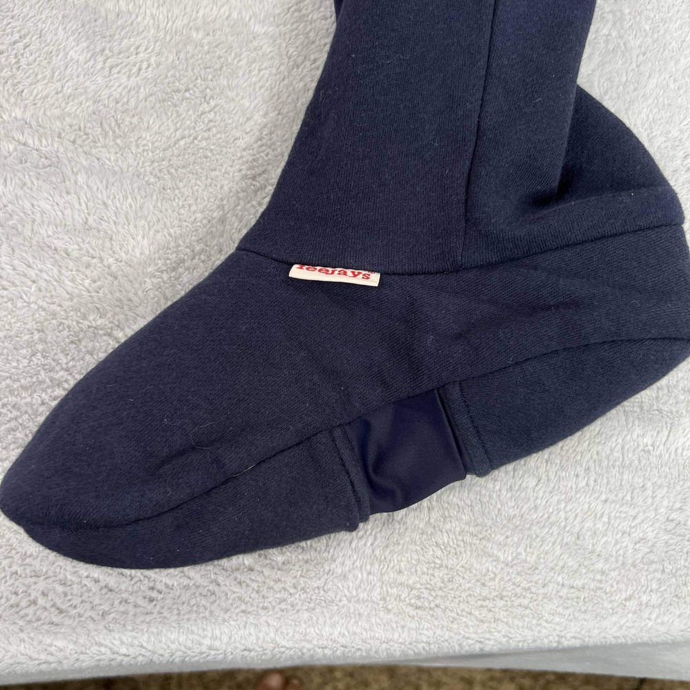 Feejays Surf Santa Cruz Footed Sweatpants L Navy Blue Mens Lounge Pajama Joggers - Picture 5 of 11